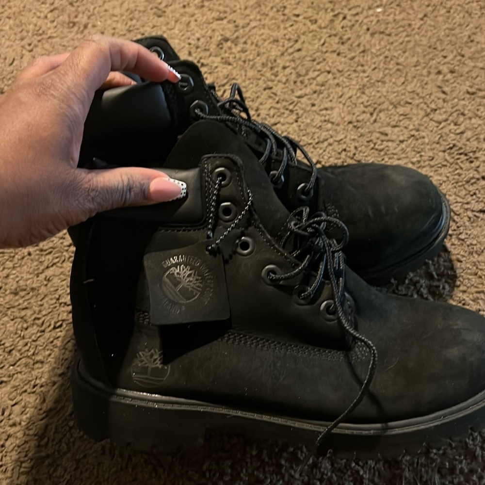 Timberland 6" Premium Waterproof Boots Kids Black